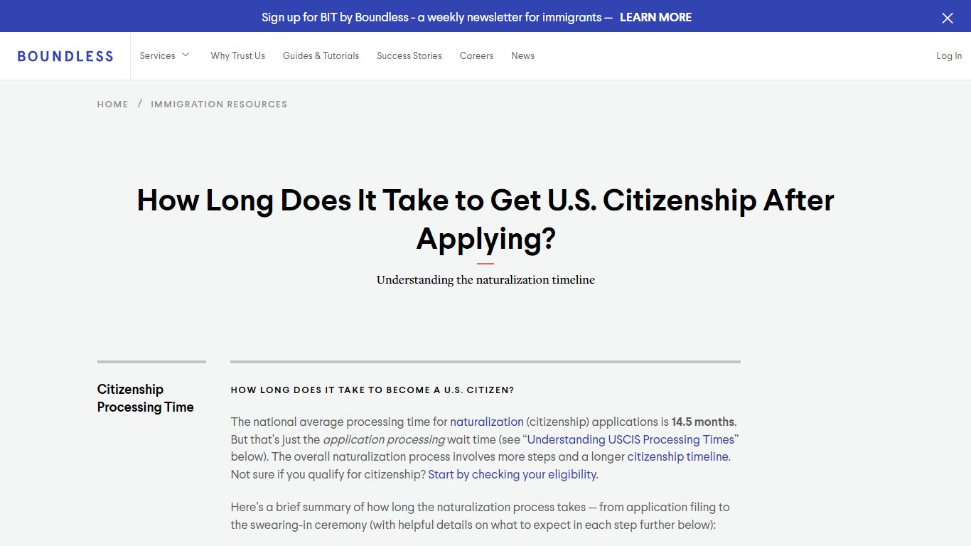 How Long Does It Take to Become a U.S. Citizen? - Boundless